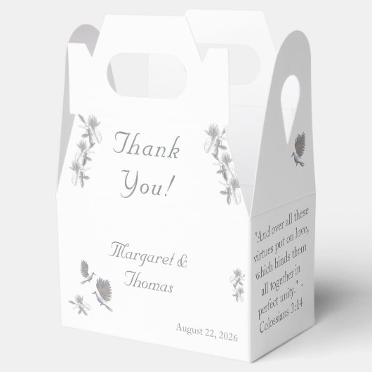 Nuptial Unity  bruiloft gunstbox Bedankdoosjes (Geopend)