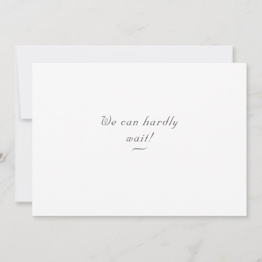 Nuptial Unity Catholic Flat Save the Date Kaart (Achterkant)