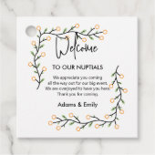 Nuptials Bedankt Bedankjes Labels (Voorkant)