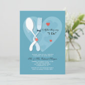 Nuptials Post Wedding Brunch Uitnodiging (Staand voorkant)