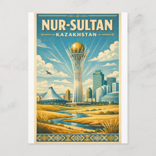 Nur-Sultan (Astana), Kazachstan reizen Briefkaart