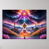 Nura - Een kleurrijke oase: de kunst van zelfontde Poster (Voorkant)