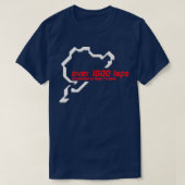 Nurburgring 1000 lap club Gran Turismo T-shirt (Design voorkant)