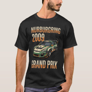 Nurburgring 2009 Vintage Grand Prix Racing Poster T-shirt