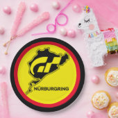 Nurburgring Duitse vlag Duitsland Gran Turismo GT Papieren Bordje (Feest)
