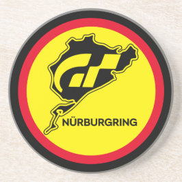 Nurburgring Duitse vlag Duitsland Gran Turismo GT Zandsteen Onderzetter
