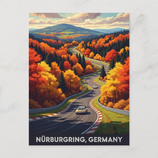 Nürburgring Duitsland Reizen Briefkaart (Voorkant)