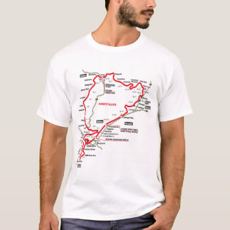Nürburgring Nordschleife - Germany Track Map Photo T-shirt