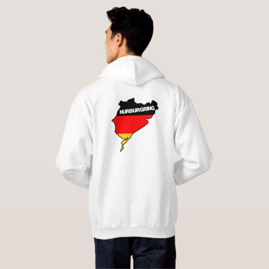 Nurburgring - Nordschleife Hoodie (Achterkant volledig)