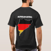 Nurburgring - Nordschleife - No Speed Limit T-shirt (Achterkant)