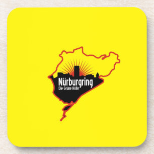 Nurburgring Nordschleife race track, Duitsland Drankjes Onderzetter