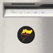 Nurburgring Nordschleife race track, Duitsland Magneet (Insitu (Vaatwasser))