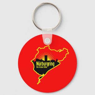 Nurburgring Nordschleife race track, Duitsland Sleutelhanger