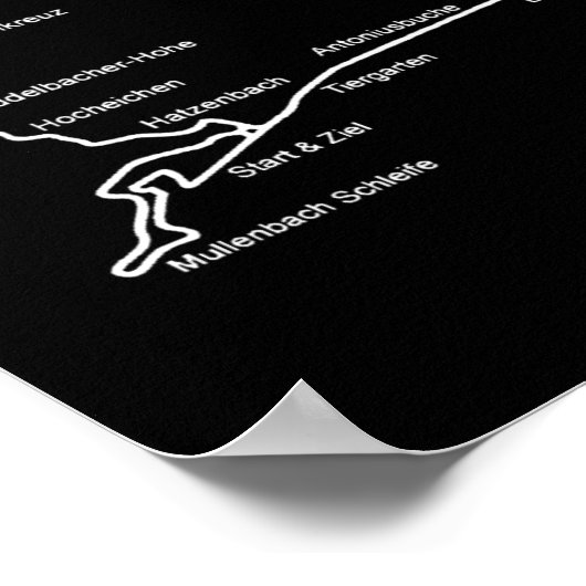 Nurburgring Poster (Hoek)