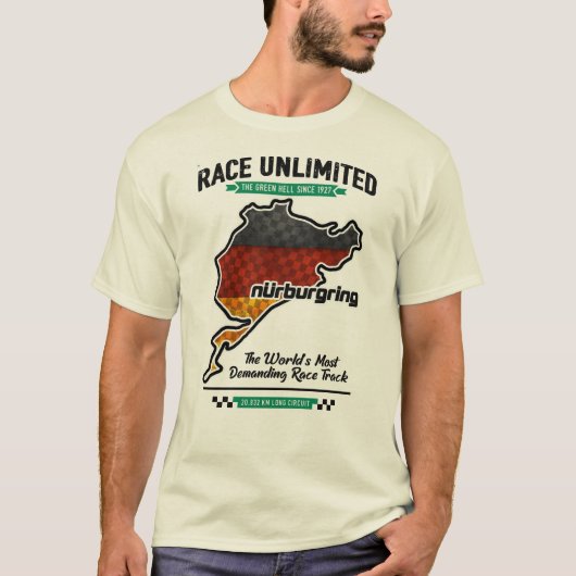 Nürburgring - Race on Limited T-shirt (Voorkant)