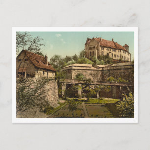 Nuremberg Castle, Beieren, Duitsland Briefkaart