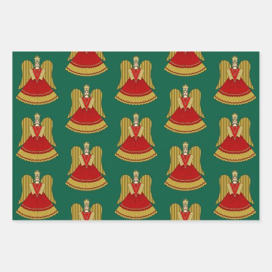 Nuremberg Christmas Angel Inpakpapier Vel (Voorkant)