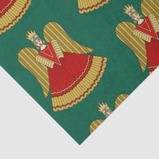 Nuremberg Christmas Angel Tissuepapier (Detail)