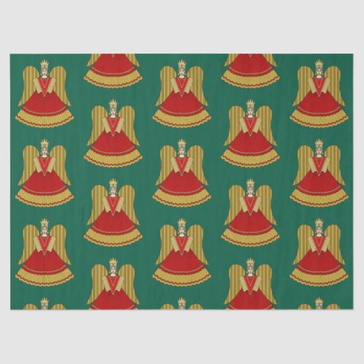 Nuremberg Christmas Angel Tissuepapier (Voorkant)