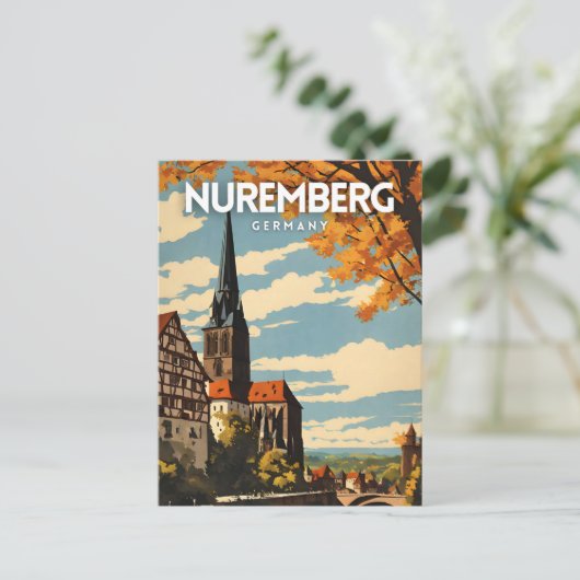 Nuremberg Duitsland Briefkaart (Staand voorkant)