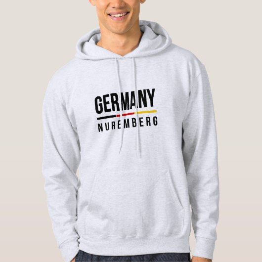 Nuremberg Duitsland Hoodie (Voorkant)