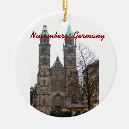 Nuremberg Germany Ornament (Voorkant)