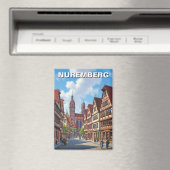 Nuremberg Germany Travel Magneet (Insitu (Vaatwasser))