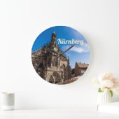 Nuremberg Hauptmarkt Nürnberg Beieren Duitsland Grote Klok (Huis)