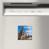 Nuremberg Hauptmarkt Nürnberg Beieren Duitsland Magneet (Insitu (Vaatwasser))