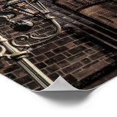 Nuremberg Hauptmarkt Nürnberg Beieren Duitsland Poster (Hoek)