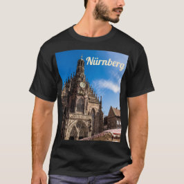 Nuremberg Hauptmarkt Nürnberg Beieren Duitsland T-shirt