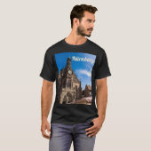 Nuremberg Hauptmarkt Nürnberg Beieren Duitsland T-shirt (Voorkant volledig)