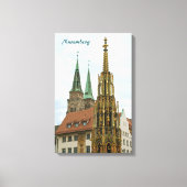 Nuremberg Ingepakt Canvas Afdruk (Voorkant)