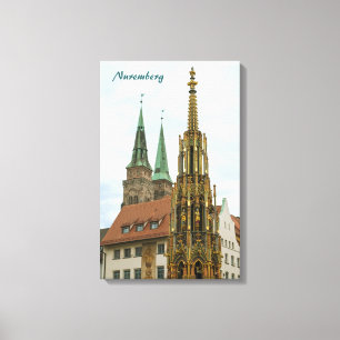 Nuremberg Ingepakt Canvas Afdruk