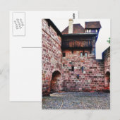 Nuremberg-kasteel Briefkaart (Voorkant / Achterkant)