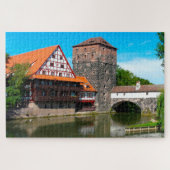 Nuremberg Old Town Germany. Jigzaag Puzzle Legpuzzel (Horizontaal)