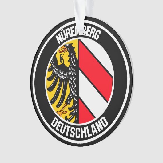 Nuremberg Round Emblem Ornament (voorkant)