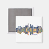 Nuremberg Skyline Magneet (Voorkant / Achterkant)