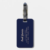 Nuremberg Vintage Beieren Duitsland Souvenir Bagagelabel (Achterkant verticaal)