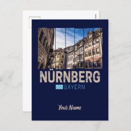 Nuremberg Vintage Beieren Duitsland Souvenir Feestdagenkaart