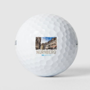 Nuremberg Vintage Beieren Duitsland Souvenir Golfballen
