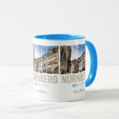 Nuremberg Vintage Beieren Duitsland Souvenir Mok (Voorkant rechts)