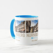 Nuremberg Vintage Beieren Duitsland Souvenir Mok (Voorkant links)