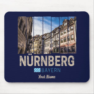 Nuremberg Vintage Beieren Duitsland Souvenir Muismat