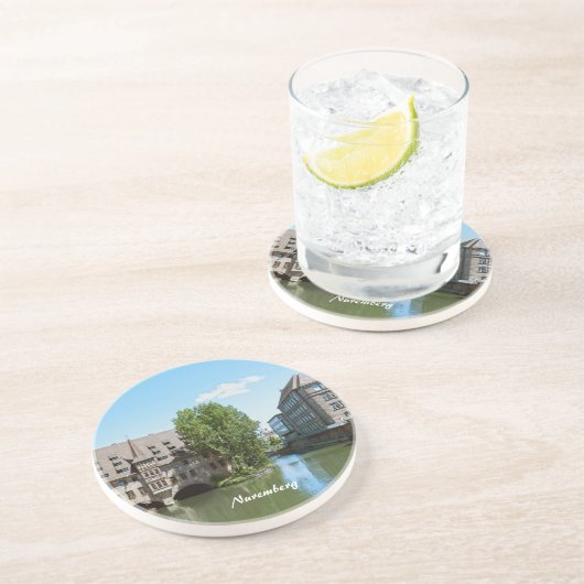 Nuremberg Zandsteen Onderzetter (Zijkant)