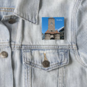 Nurembergse knoop vierkante button 5,1 cm (In situ)