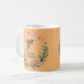 Nureum & Fgrave Hummingbird Floral Design Koffiemok (Voorkant links)