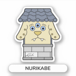 Nurikabe Wandmonster Yokai Sticker