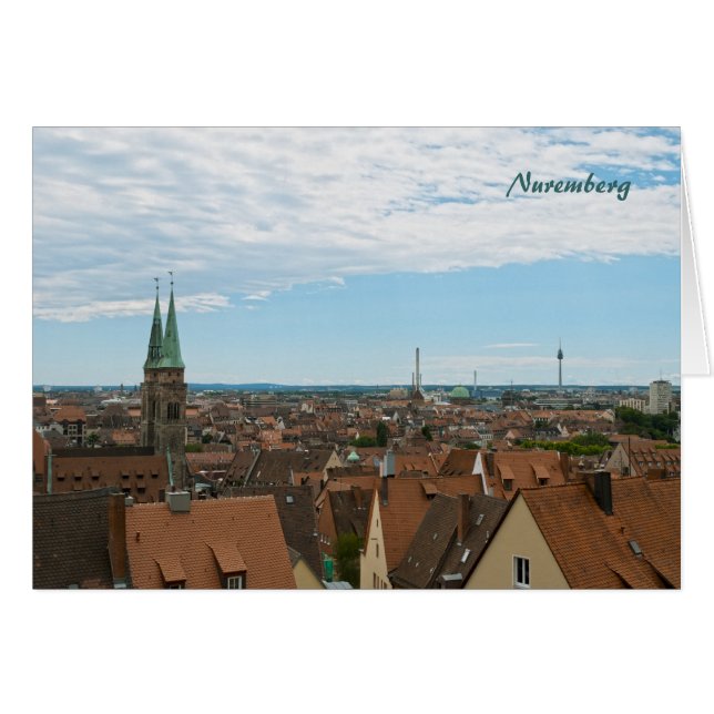 Nürnberg Ansichtkaart (Voorkant Horizontaal)