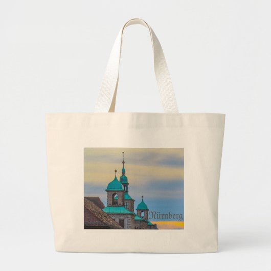 Nürnberg Architektur Design Grote Tote Bag (Voorkant)